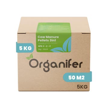 Koemestkorrels 3in1 (5 kg – voor 50 m2), Verzenden, Mest