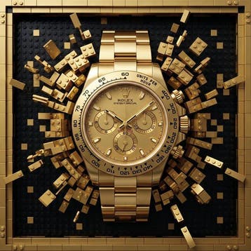 Artxlife - Lego Rolex Daytona Gold Explosion [XXL], Nieuw