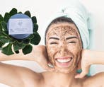 Handgemaakte ruwe gezicht scrub - lavendel en salie poeder, Nieuw