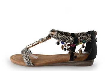 Dolcis Sandalen in maat 39 Zwart, Dolcis, Verzenden, Zwart, Sandalen of Muiltjes