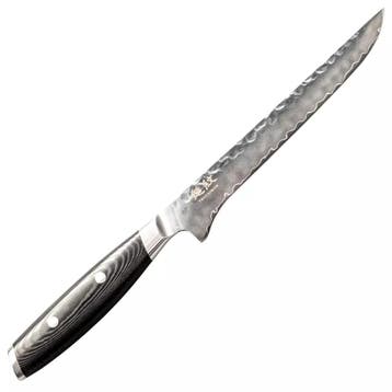 Yaxell Tsuchimon Uitbeenmes 15 cm – VG10 Staal – Gehamer, Ophalen of Verzenden, Nieuw, Overige materialen