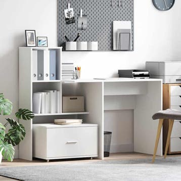 vidaXL Ladenkast 55 x 45 x 31 cm Wit, Huis en Inrichting, Kasten | Overige, Verzenden, Nieuw