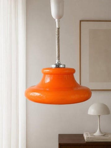 meblo - Plafondlamp - Grote lamp uit de Space Age, midden