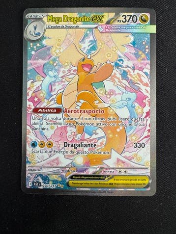 Pokémon - 1 Card - Dragonite 290/217 Full art, Foil, Secret, Nieuw