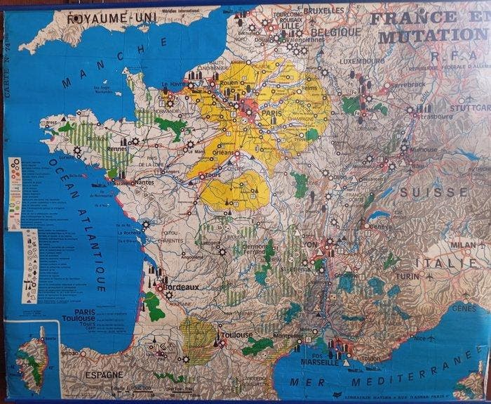 Sermap - Sermap - Francia- Parigi - Jaren 1970, Antiek en Kunst, Kunst | Tekeningen en Foto's