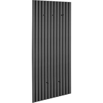 Kapstok - Trion Geve - Wandgarderobe - 50x125cm - Antraciet, Ophalen of Verzenden, Nieuw