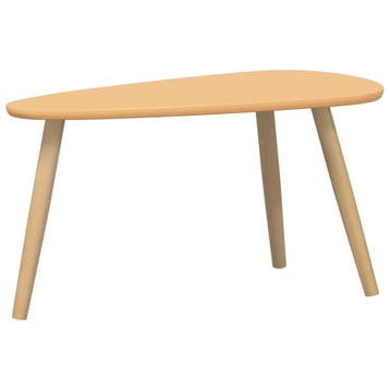 vidaXL 2-delige Salontafelset massief grenenhout bruin, Verzenden, Nieuw, Grenenhout, 50 tot 100 cm
