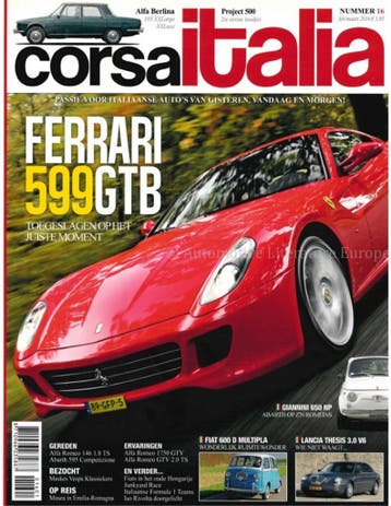 2016 CORSA ITALIA MAGAZINE 16 NEDERLANDS, Nieuw, Author