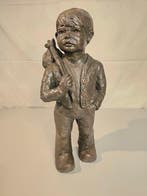 geert kunen - Geert Kunen - Beeld, Jongen met stok - 50 cm -