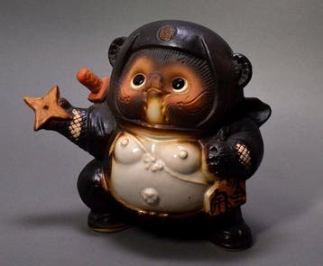 Keramiek - Tosen () - NINJA TANUKI - Shigaraki-ware