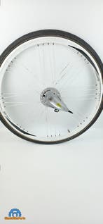 Voorwiel | Shimano | DH-2R35-E | Naafdynamo | 28 inch, Fietsen en Brommers, Fietsonderdelen, Ophalen of Verzenden, Gebruikt
