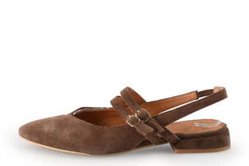 Manfield Slingbacks in maat 39 Bruin, Kleding | Dames, Bruin, Verzenden, Zo goed als nieuw, Manfield