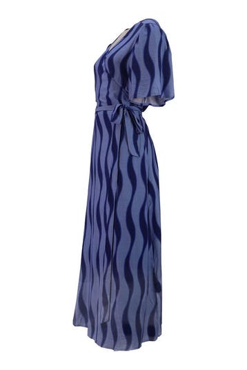 Only Carmakoma Jurk in maat 48 Blauw, Only Carmakoma, Verzenden, Zo goed als nieuw, Blauw