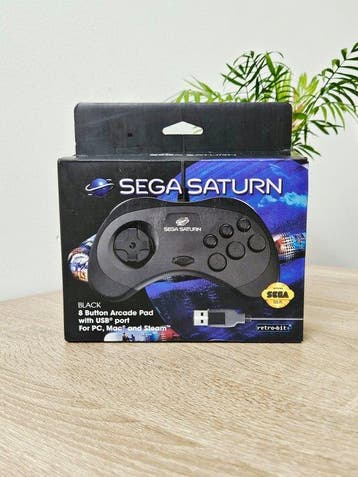 Sega - Saturn - Manette Filaire SEGA Saturn Retro Bit -, Nieuw