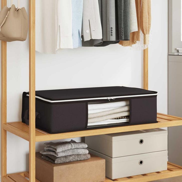 vidaXL Opbergdoos met Transparante Zijraam Antracietkleurig, Huis en Inrichting, Woonaccessoires | Kisten, Nieuw, Verzenden