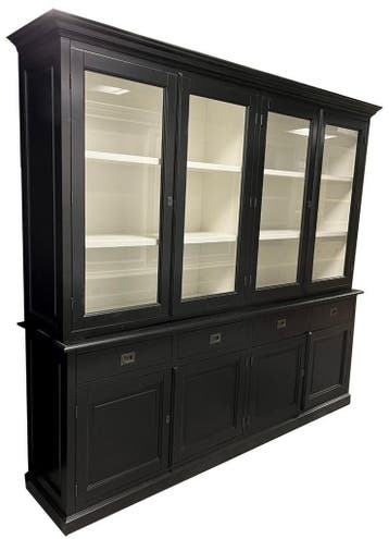 Buffetkast Dronten zwart - wit 250cm, Ophalen of Verzenden, Nieuw
