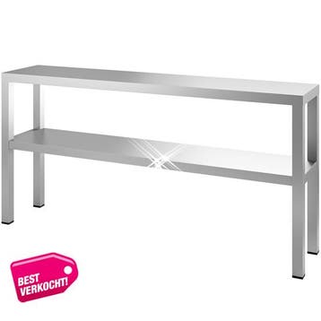 Rvs etagère 2 hoog 1800x300x700 mm, Verzenden, Nieuw in verpakking
