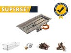 Gofire SUPERSET inbouwbrander rechthoek 56 x 28 | Flexibel, Verzenden, Nieuw