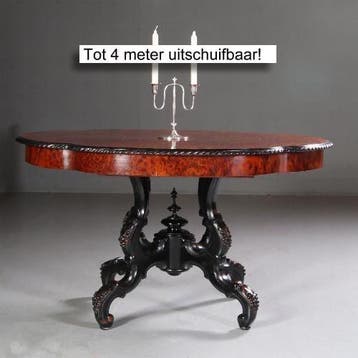 Zeldzaam mooie tafels gerestaureerd bezorgd en met garantie, Antiek en Kunst, Antiek | Meubels | Tafels, Ophalen of Verzenden