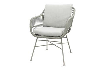GI Margriet wicker dining tuinstoel - Taupe, Tuin en Terras, Tuinstoelen, Verzenden, Nieuw, Overige materialen