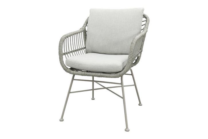 GI Margriet wicker dining tuinstoel - Taupe, Tuin en Terras, Tuinstoelen, Nieuw, Overige materialen, Verzenden