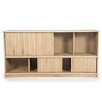 Dressoir Milo - 180cm - Naturel - 96208 - dressoirs, Nieuw, Overige materialen