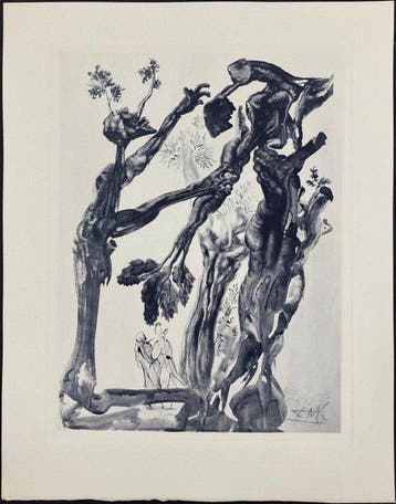 Salvador Dali (1904-1989) - The wood and the Suicide - La