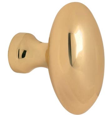 Knop Ei tbv SKG schild messing PVD, Verzenden, Nieuw