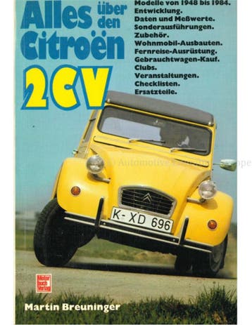 ALLES ÜBER DEN CITROËN 2 CV, Nieuw, Author