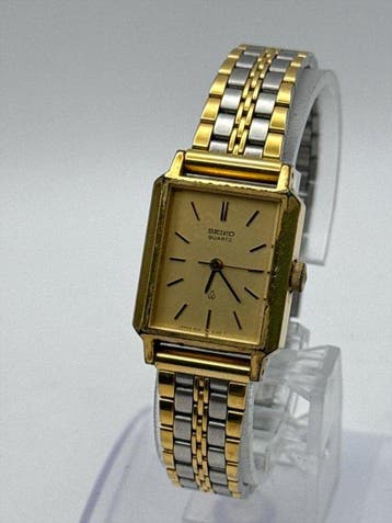 Seiko - Quartz Vintage Rectangular Watch - Zonder