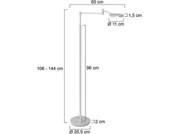 Steinhauer Soleil - Vloerlamp - Draadloos - Staal -, Verzenden, Nieuw