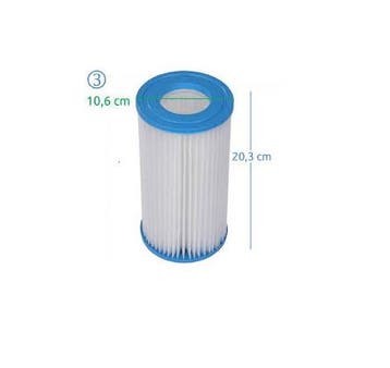 Vervangingsfilters Jilong Avenli Type 3 | Set 4 | Nieuw |..., Tuin en Terras, Zwembaden, Minder dan 80 cm, Overige typen, Rond