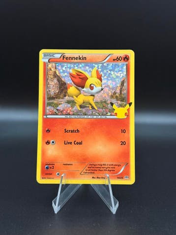 Pokemon 2021 McDonalds Collection Fennekin #14/25, Hobby en Vrije tijd, Verzamelkaartspellen | Pokémon, Verzenden, Gebruikt, Losse kaart