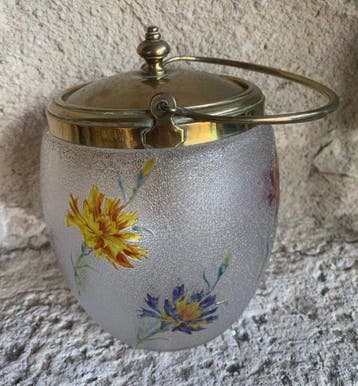 Baccarat - Koektrommel - Glas, Metaal