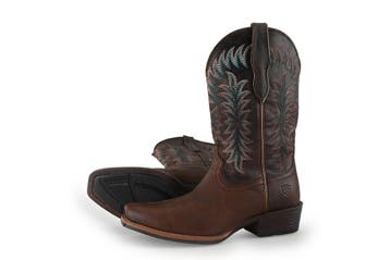 Ariat Cowboy laarzen in maat 38 Bruin, Kleding | Dames, Verzenden, Zo goed als nieuw, Bruin, Ariat