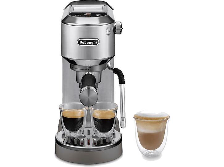 De Longhi -  Dedica Duo Ec890.m - Pistonmachine  - Metaal, Witgoed en Apparatuur, Koffiezetapparaten, Nieuw, Combi, Afneembaar waterreservoir