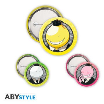 Assassination Classroom Koro Badge Pack (3x), Ophalen of Verzenden, Nieuw