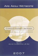 Constitutionele bronnen van Nederlandse rechtsgeschiedenis /, Boeken, Verzenden, Gelezen