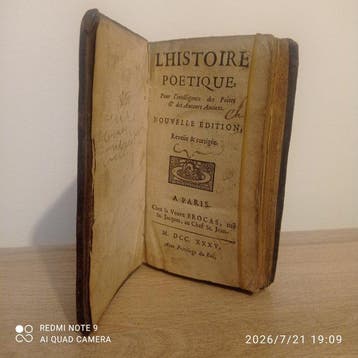 Gautruche, Pierre - LHistoire poétique pour lintelligence, Antiek en Kunst, Antiek | Boeken en Bijbels