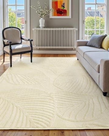 Vloerkleed 152x213cm Monstera | Retourdeal 29% Korting, Wit, 150 tot 200 cm, Ophalen of Verzenden, Tropisch