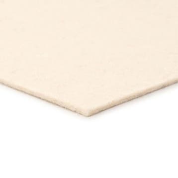Wolvilt - Wit - 50cm x 50cm - Dikte: 3 mm - 0,36 kg/dm³