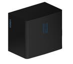 Handdroger Wandaansluiting - Mat Zwart - 215x138x190mm, Verzenden