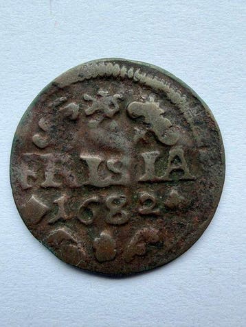 Nederland, Friesland Duit 1682 (Zonder minimumprijs)