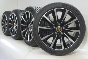 Porsche Taycan 4S S Turbo 20 inch velgen Michelin Zomerbande, Gebruikt, Velg(en), Ophalen of Verzenden, 20 inch