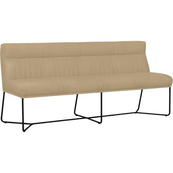 Leren eetkamerbank Cuddle (180 cm), 150 tot 200 cm, Nieuw, Ophalen of Verzenden, Rechte bank