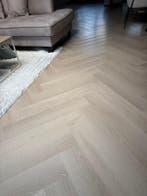 PVC vloer visgraat vloer 750x150 eiken vloer visgraat pvc, Visgraat PVC Click Vloeren, 75 m² of meer, Grijs, Nieuw