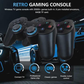 Retro Game Console M8 Stick: 20000+ Klassieke Games, 4K HD,, Verzenden, Nieuw