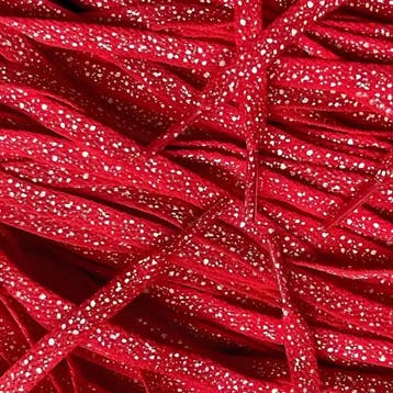 Speckled veters - Rood Wit • 120  cm x 8 mm, Ophalen of Verzenden, Nieuw