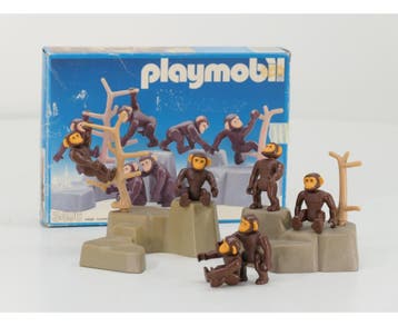 Playmobil 3496 Chimpansees OVP #9534 (Kinderspeelgoed), Ophalen of Verzenden, Gebruikt