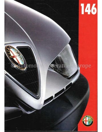 1998 ALFA ROMEO 146 PRIJSLIJST DUITS, Nieuw, Alfa Romeo, Author